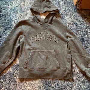 Champion medium gray hoodie